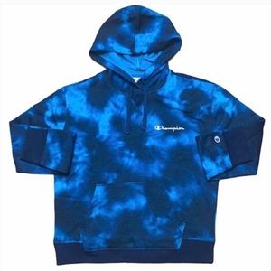 Blue Tye-dye Hoodie